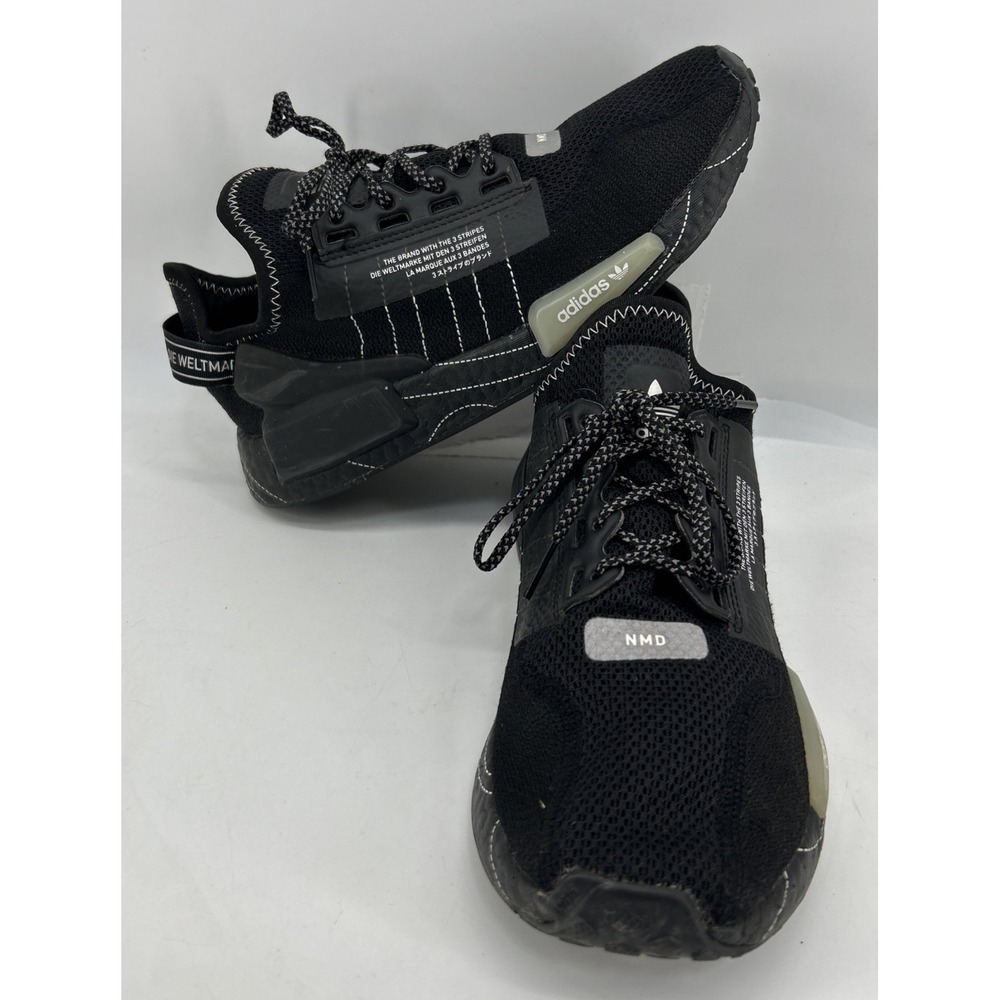 Adidas NMD R1 Athletic Sneakers Black Men's Size 6